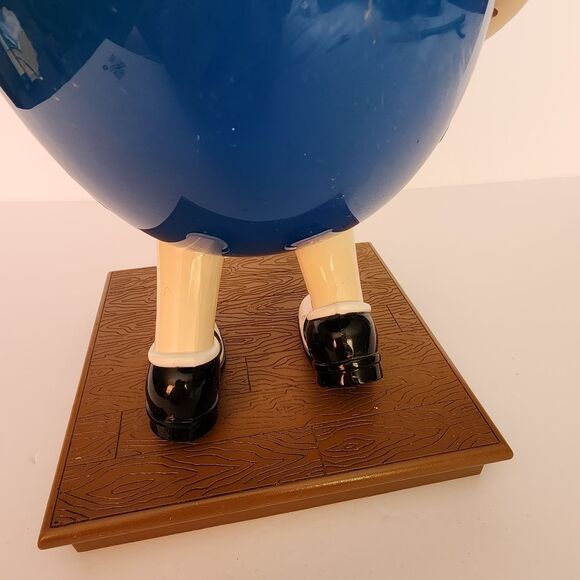 Vintage Blue M & M Candy Dispenser With Sunglasses - Picture 9 of 12